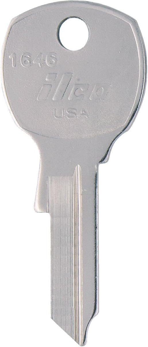 1646 Blank Key Gold Pack of 50