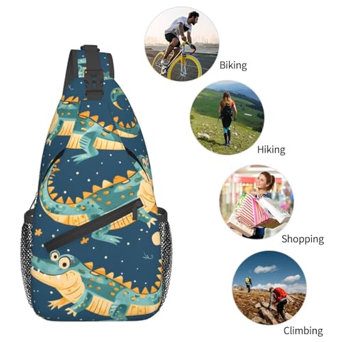 Morrales deportivos de bandolera unisex ligero ajustable miniatura 6