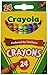 Crayons Bulk, 48 Box Classpack, 24 Assorted Colors