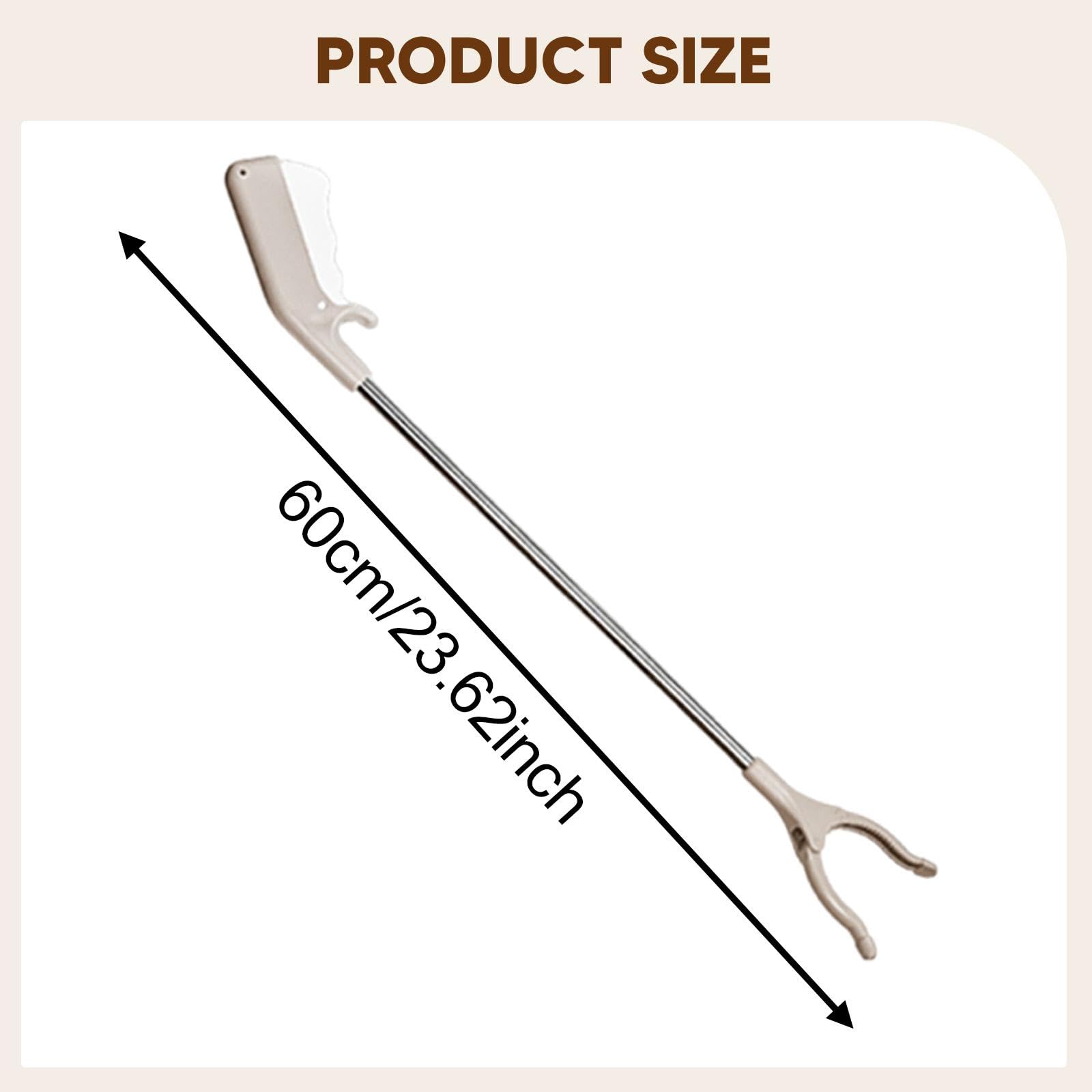 Pinza de Agarre, Herramienta de Alcance, Pinza para Basura, Herramienta de Agarre para Recoger Ropa, Gancho para Colgar Ropa, para Carretera, Sala de, 60cm