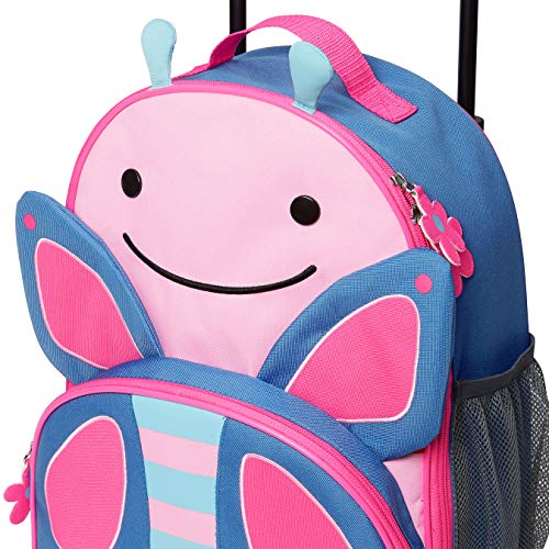 Skip Hop Kids Luggage with Wheels, Zoo, Butterfly - Image 5
