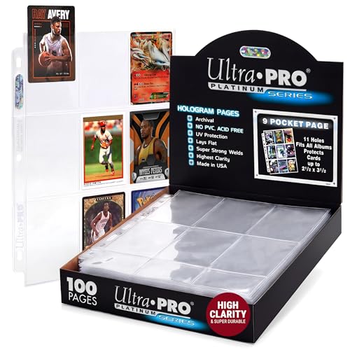 Ultra Pro Trading Card Sleeves – 9 Pocket Card Sleeves