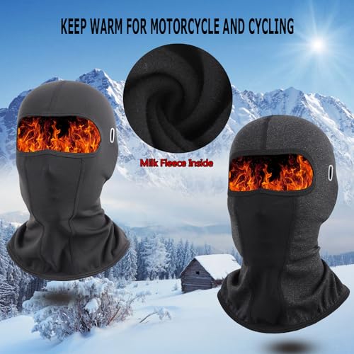Balaclava Ski Mask for Men Women, Breathable Windproof Face Cover for Motorcycle, Cycling, Sports in Cold Weather