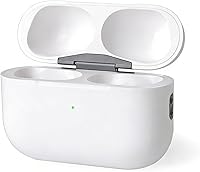 Vista 1 de Funda de carga inalámbrica de repuesto compatible con AirPods Pro de 1ª y 2ª generación, (USB-C) (auriculares no incluidos) (blanco)