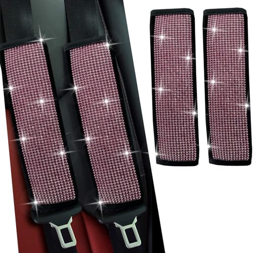 JDDRY 2PC Car Seat Belt Covers Soft Shoulder Pad,Pink Deal