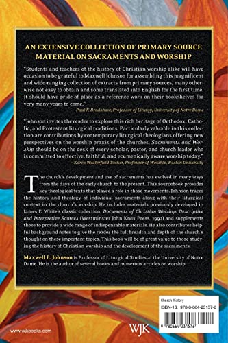 Westminster John Knox Press Johnson, Maxwell E. Sacraments And Worship: The Sources Of Christian Theology thumb #1
