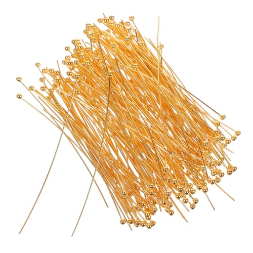 Beatifufu 200pcs Ball Head Pins Copper Jewelry Findings for DIY
