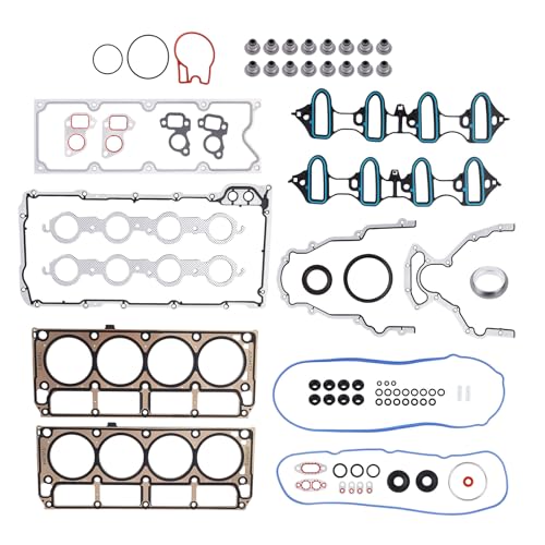 maXpeedingrods HS26191PT New Full Head Gasket Set for Buick Cadillac Chevrolet GMC Isuzu 02-11 Chevrolet Express 1500 LT LS 5.3L 4.8L 2004-2008 CS9284