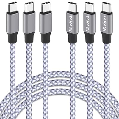 USB C to USB C Cable,Type C Charger Fast Chargi...