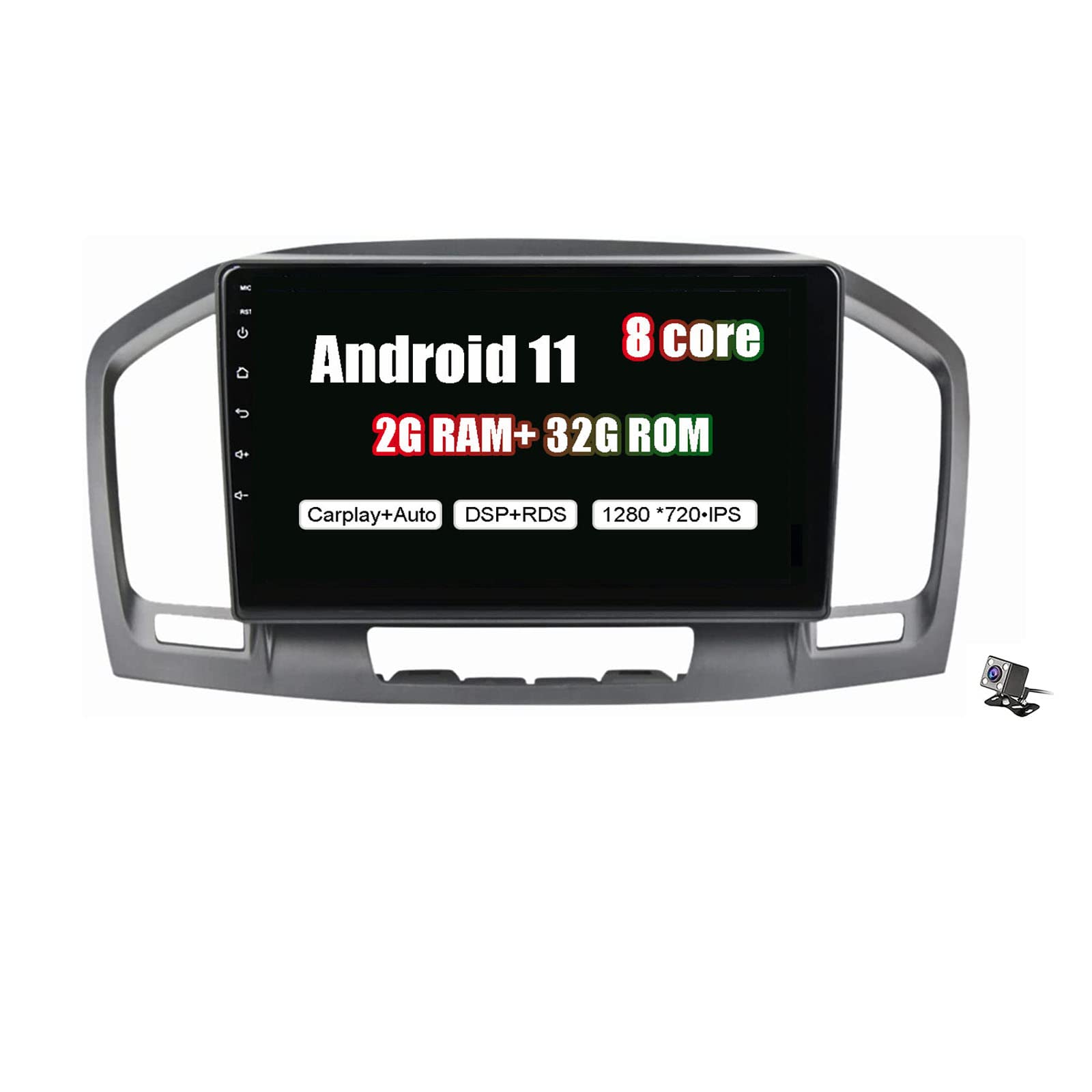 Autoradio 2 din Android Carplay pour Opel Insignia 2008-2013 écran tactile Bluetooth GPS
