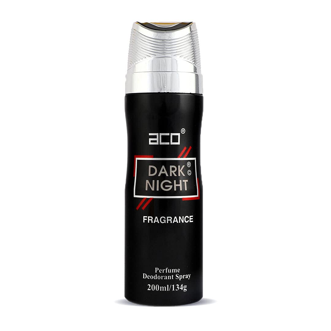Aco Dark Night Premium Deodorant, Long Lasting, Fresh & Soothing Fragrance Body Spray For Mens, 200ml-image-43