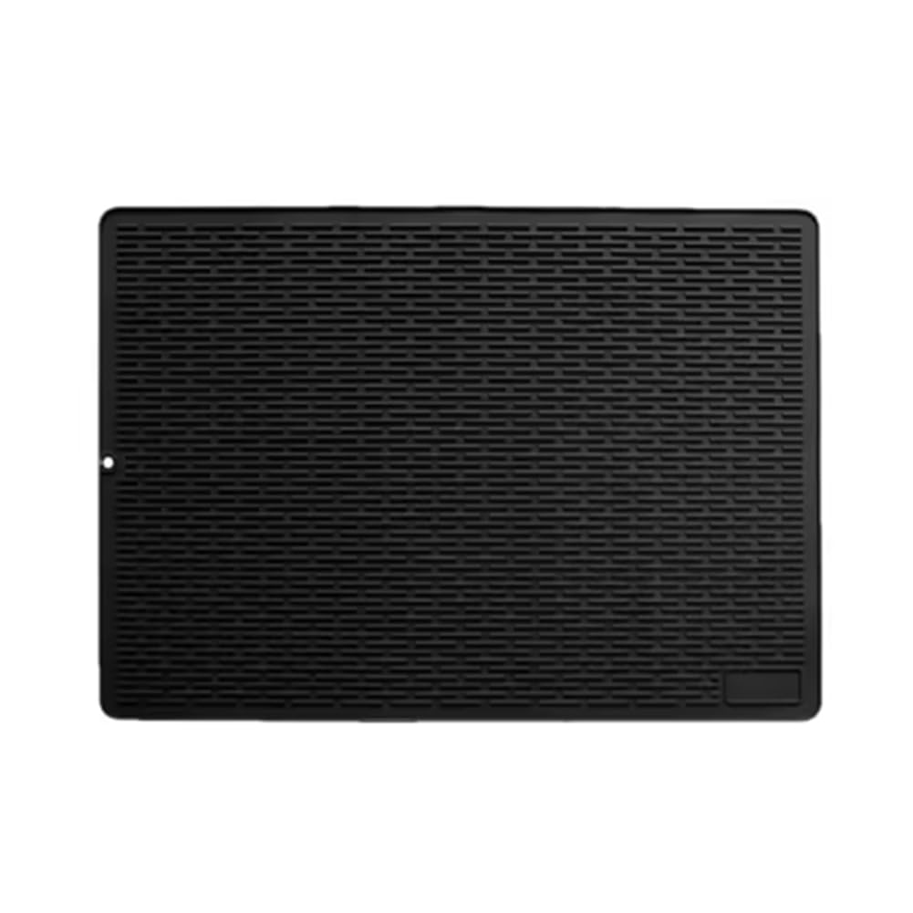 CTRLZS Silicone Stove Protection Pad Oven Protection Cover Drain Pad Easy to Clean Silicone Insulation Pad Black