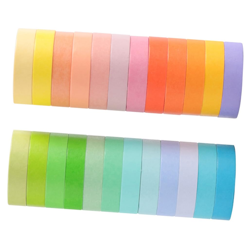 VILLCASE 96rotoli Nastro Decorativo Washi Per Crafting Tapes Colorati Per Diario Planner e Scrapbooking Materiali Per Appassionati Di Arte