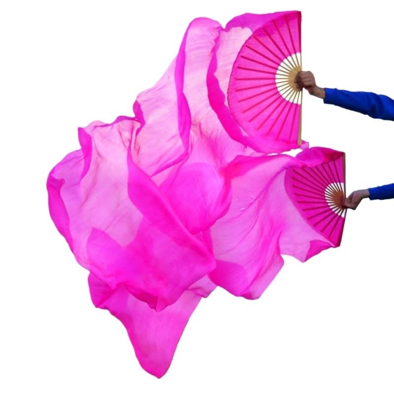 Abanico Seda Danza 180x90CM 1 Unidad 10 Colores