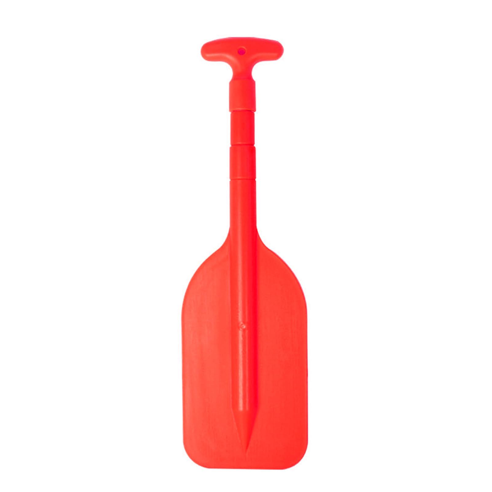 lyrlody Telescopic Canoe Paddle, 53 108.5cm Adjustable Plastic Red Aluminum Alloy Boat Oars Foldable Canoe Paddles for Kids Adults (red Retractable Paddle)