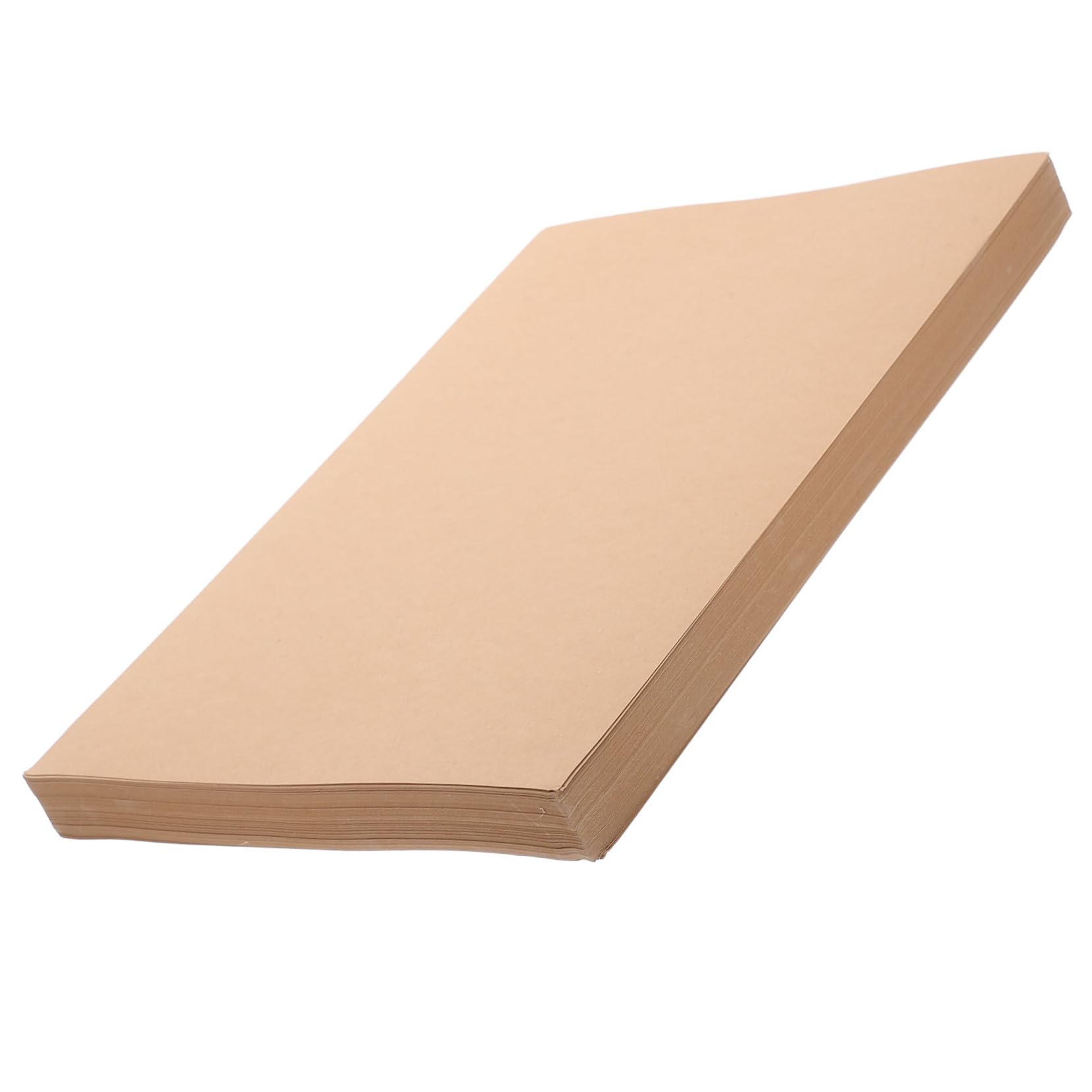 Uonlytech 100 Blatt Braunes Kraftpapier Kartonpapier 180g/m² Reißfest Unlinierte Karteikarten für Zeichnungen und Einladungskarten Bastelprojekte