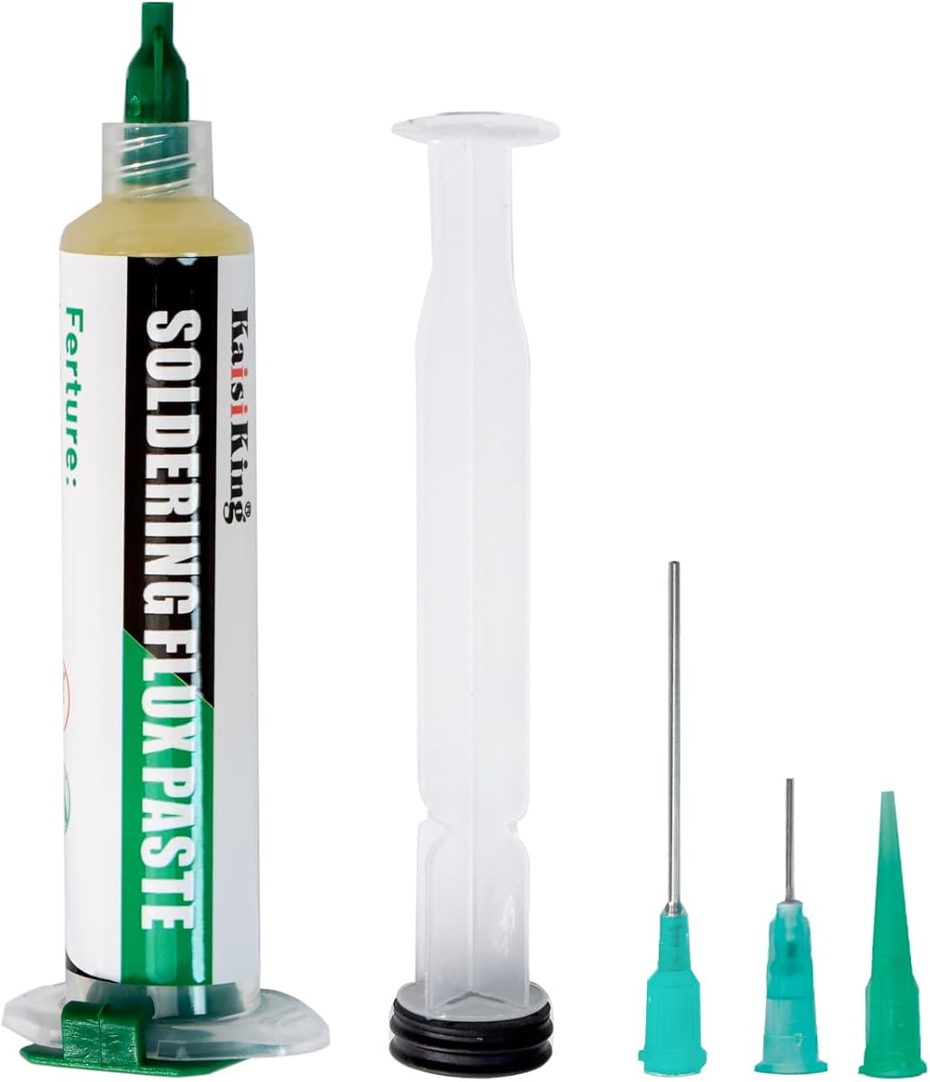 Kaisiking No Clean Soldering Flux Paste,Lead-Free Solder Flux for Electronics Soldering Rosin Flux 10cc