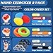 roygra Grip Strength Trainer (8 Pack), Forearm Strengthener, Stress Balls for Adults, Hand Strengthening Devices, Wrist Finger Strengthener, Physical Therapy Exercise Equipment, Golf Baseball Climbing