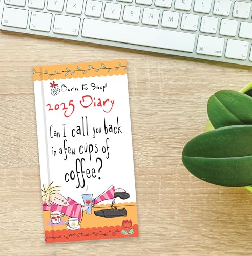 Portico Designs Ltd 2025 Born to Shop Slim Diary, Multicolour - Image 3