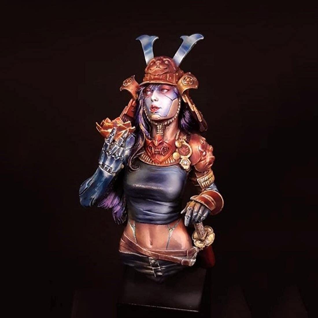 XINGCHANG Modèles Résine Non Peints 1/10 Ancienne Femme Guerrière