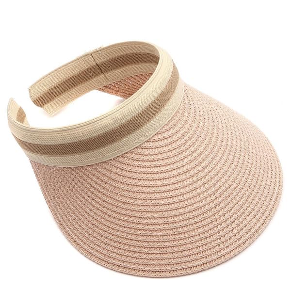 Image of Straw Sun Visor for Women