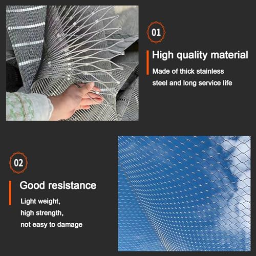 Maille de câble flexible haut de gamme en acier 304 pour architecture moderne