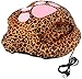 Y-PLAND Pantoufles Chaudes Pantoufles chauffantes USB de Style Chat léopard en Peluche Chauffe-Pieds Rechargeable USB-Léopard