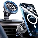 Ossvaln for Magsafe Car Mount [20 Strong Magnets] Magnetic Phone Holder for Car Dashboard [Hands Free] Cell Phone Magsafe 3 Car Mount Fit iPhone 15 14 13 Pro Max Pro Plus Mini
