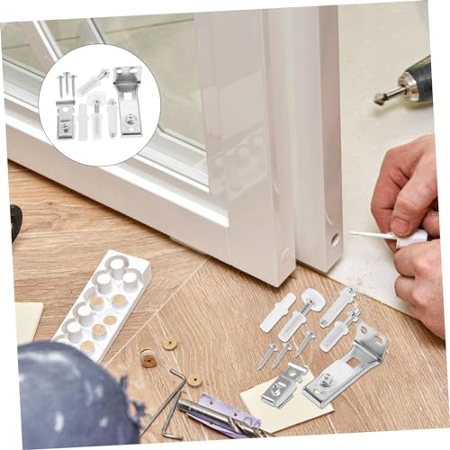 Kit de Herrajes para Puerta Plegable POPETPOP Bifold con Ruedas Guía para Instalación Fácil 1 Set miniatura 2