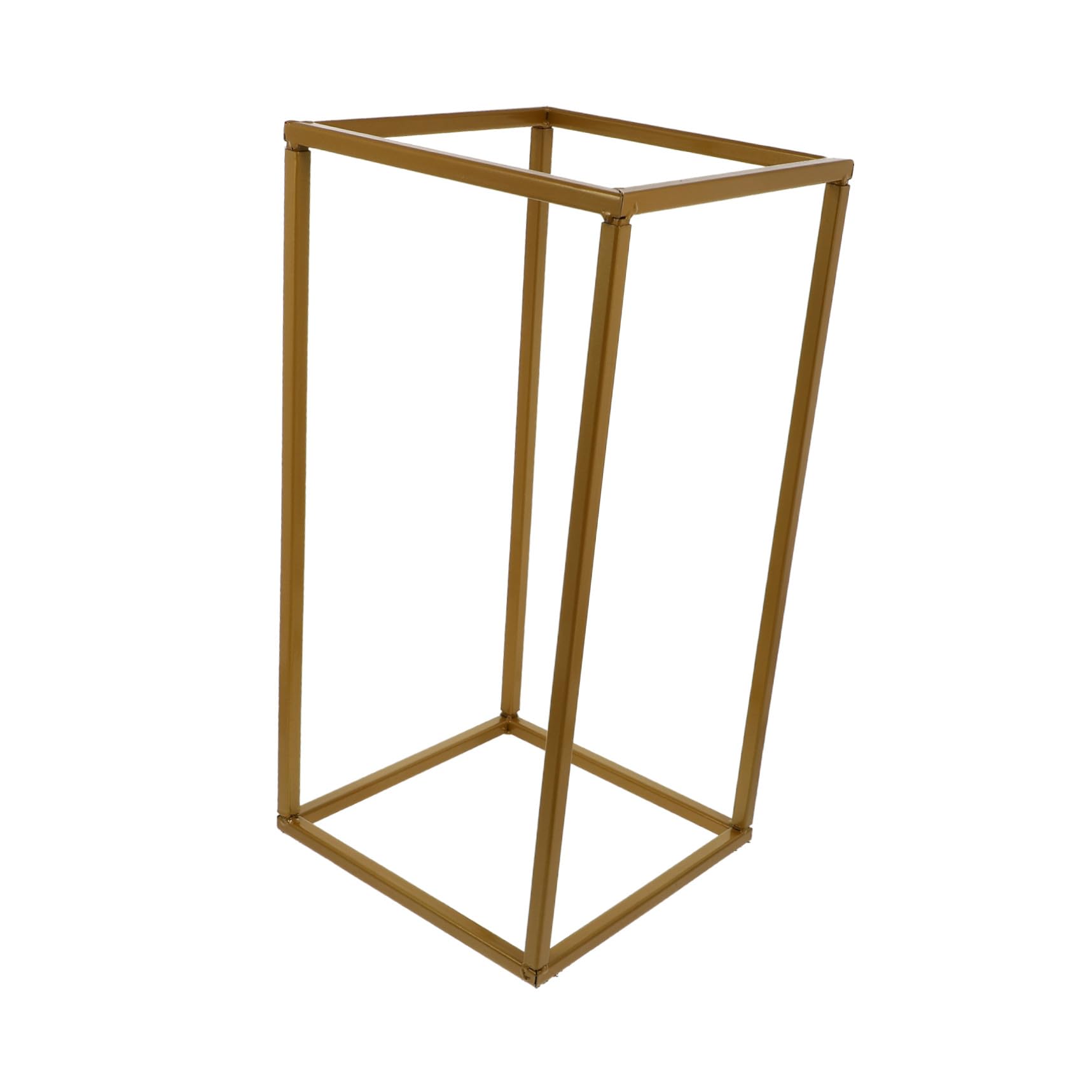 Alipis Rechteckiger Eisenrahmen in Gold Geometrische Form Dekorativ für Hochzeit und Party Romantische Bühne Stilvolle Hochzeitsdekoration