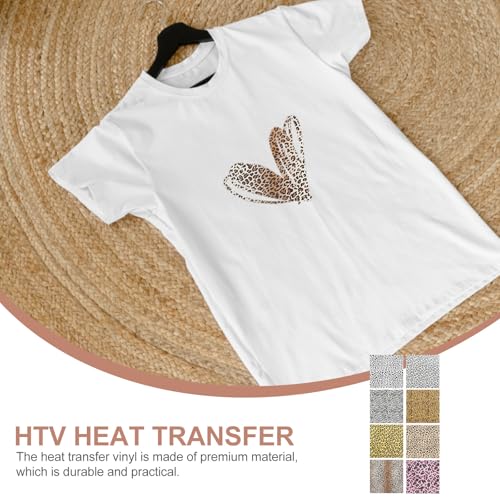 Film de transfert thermique imprimé léopard PU pour vêtement et T-shirt DIY - 7