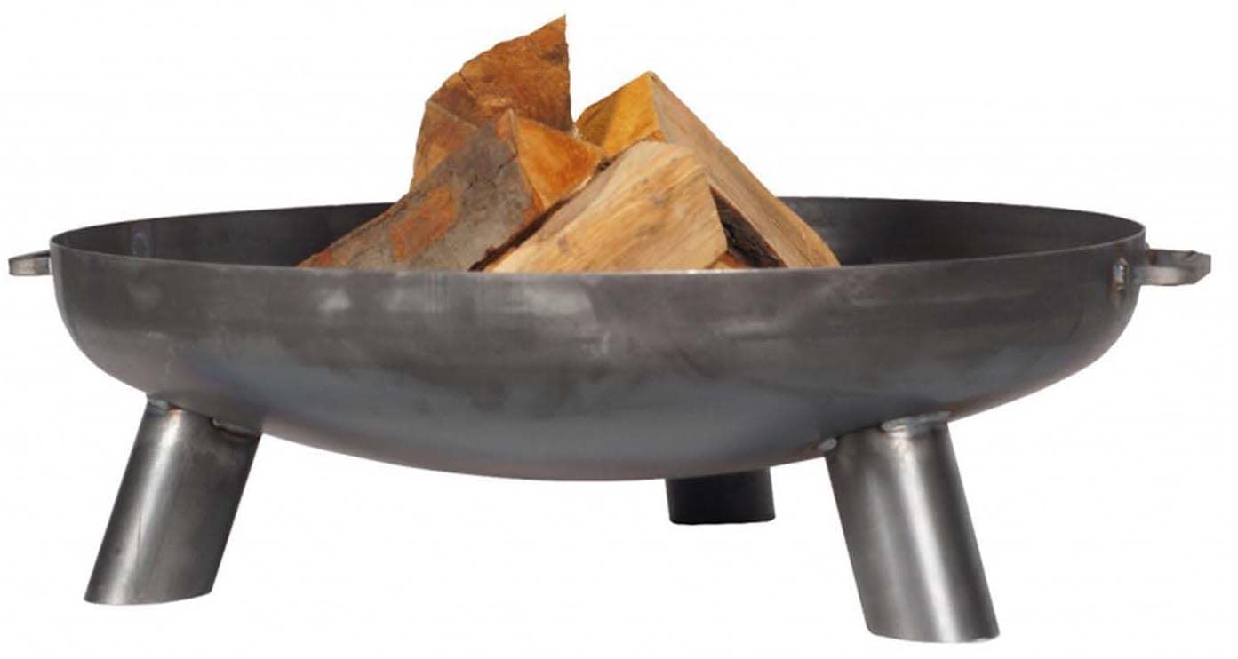 Braciere PAN-37 in acciaio non trattato in tre misure (Ø 60 cm, altezza 22 cm)