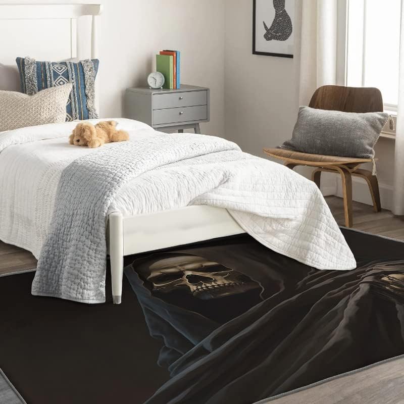 Miniatura 2 de Alfombras lavables para entrada, sala de estar, dormitorio, alfombra de la parca y decoración del hogar, alfombra de área de terror de 2 x 3,