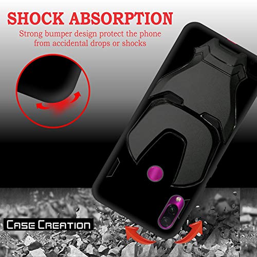 Image of COVERLY Official 3D Touch Feel Trending Avengers Logo Mask Soft Rugged Grip Iron Man Super Power Cartoon Movie Engraved Silicone Matte Back Cover for Xiaomi Redmi Note 7 Pro - Black