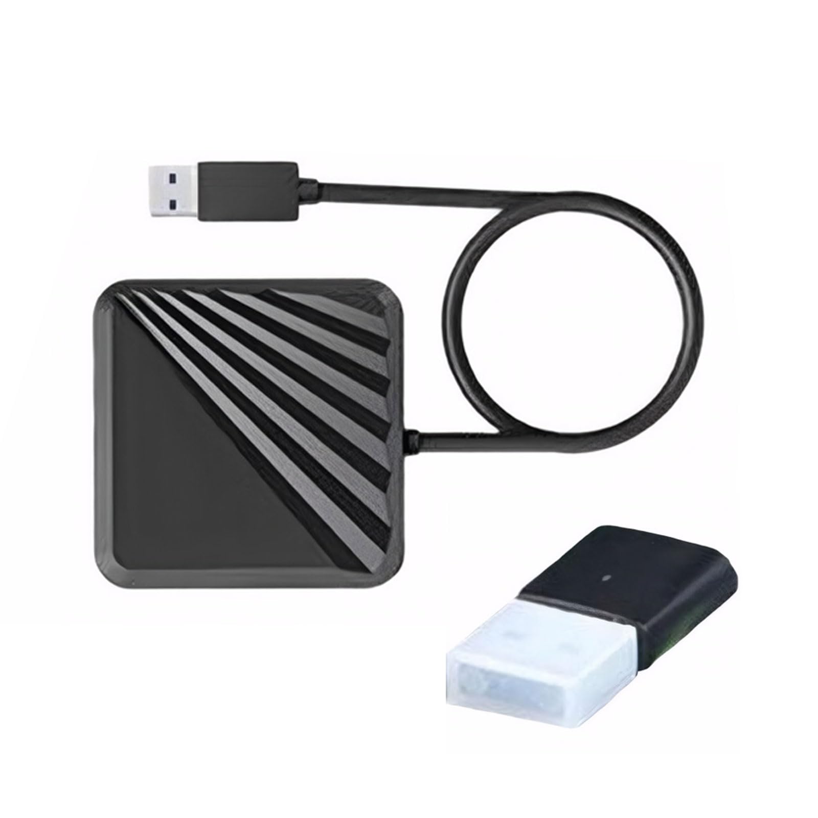 Adattatore facile da configurare con cavo di alimentazione e set di cavi DP1.4, accessori, computer USB