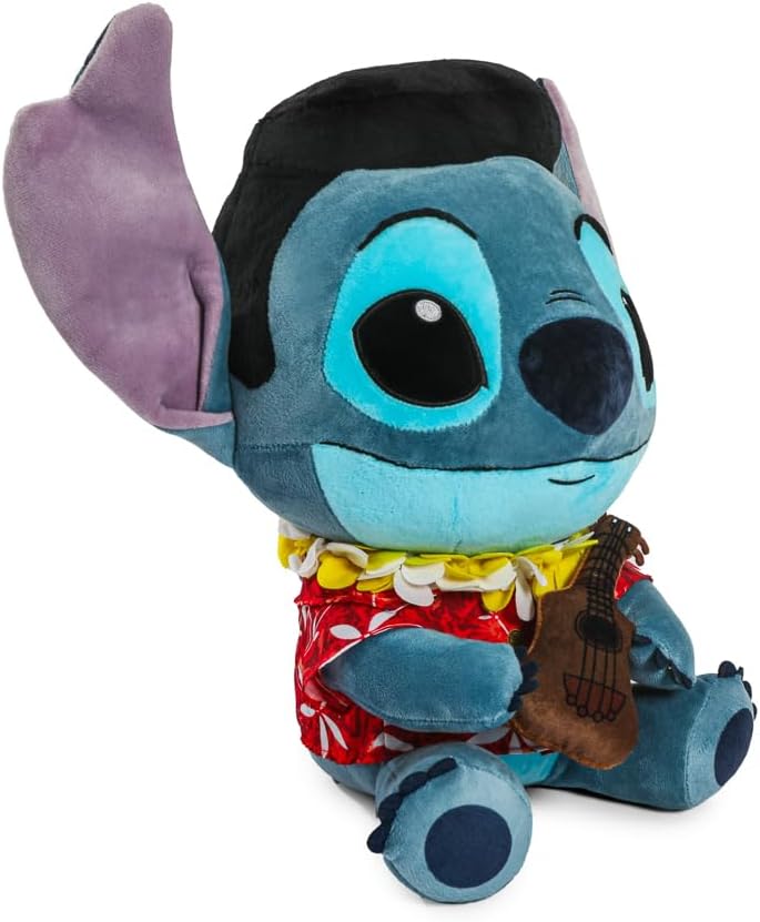 Collectible Disney: Lilo and Stitch- Blue Hawaii Elvis Stitch HugMe Shaking Action Vibrating Plush