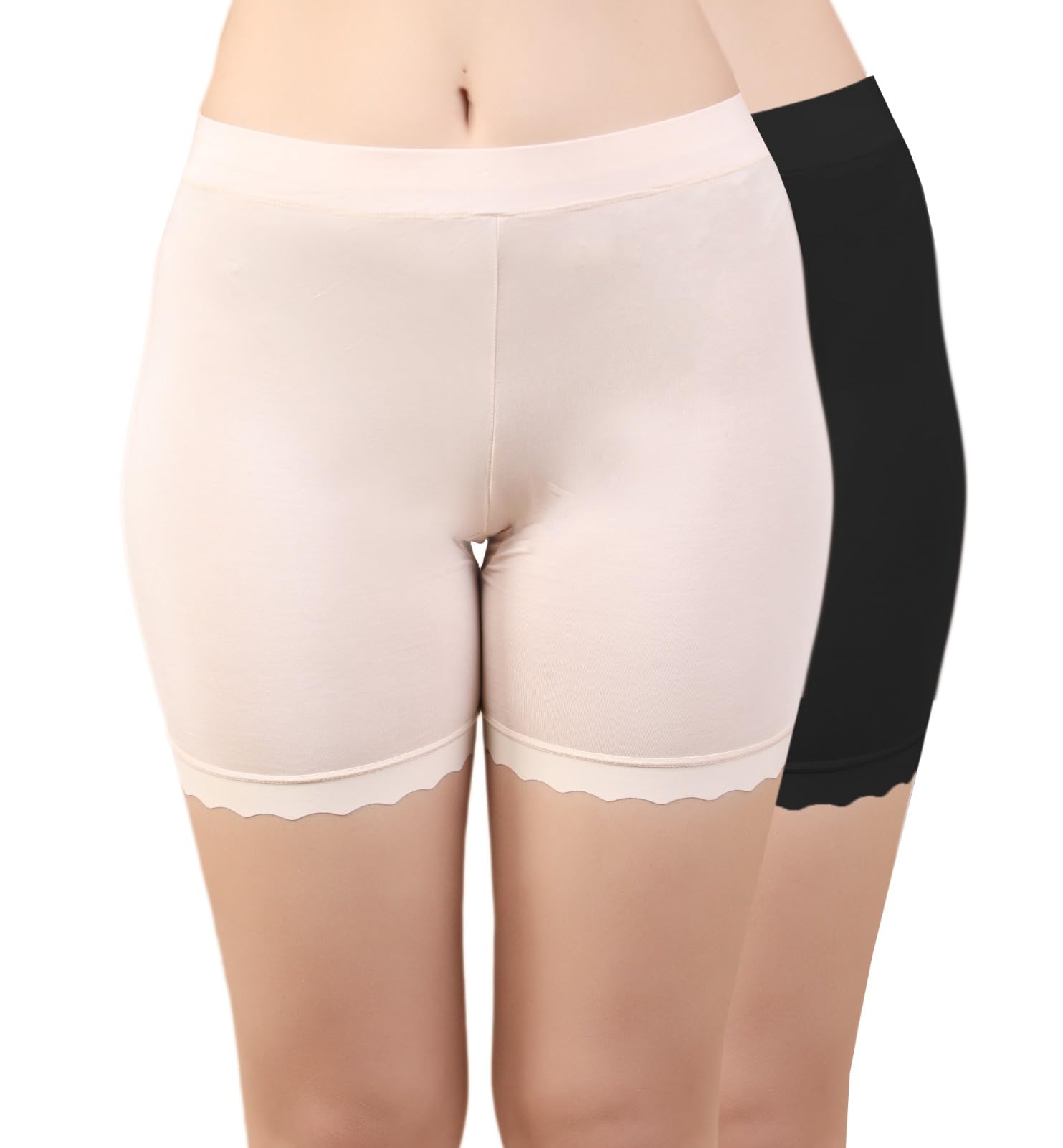klassik High Waist Seamless Under Skirt Shorts for Women/Girls | Nylon Spandex Stretchable Skin Fit Shorties Tights Cycling Shorts | Biker Bicycle Shorts for Dresses, Gym, Saree & Everyday Wear-picture-42