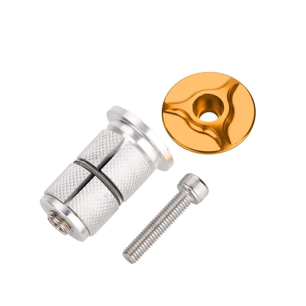 Cuffia con Stelo da Bici, Lega di Alluminio Forcella Expander Bulletta per Tappo da 1 Pollice (24,5 mm) / 1,25 Pollici (28,6 mm)