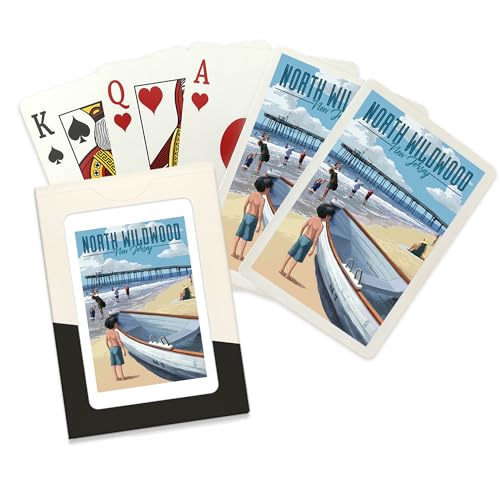 Baraja de poker Lantern Press con 52 cartas