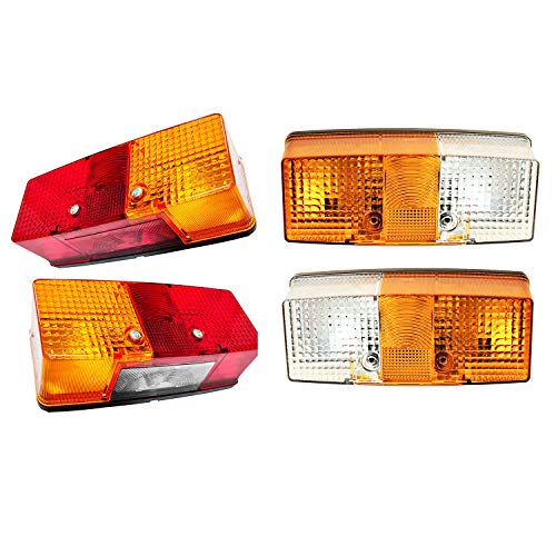 Feu arrière et signal de virage 12V pour engin de chantier Bomag et tracteur agricole Kubota
