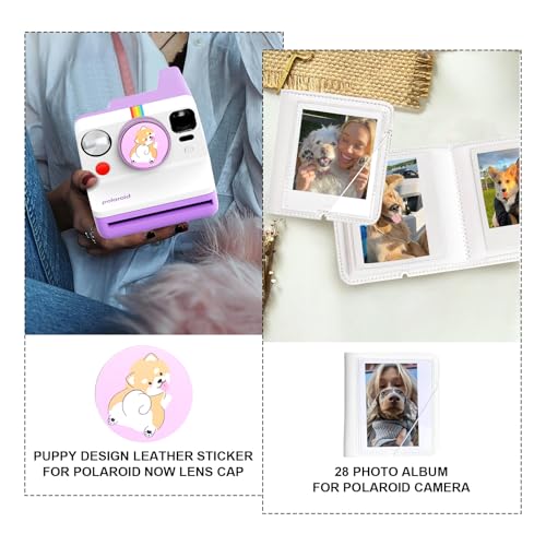 Kit de Estuche para Cámara Polaroid Now/Now+ Morado miniatura 6