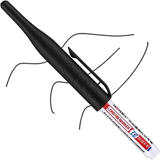 Marcador de furo profundo para metal,Ferramentas de maquinista de carpinteiro de alcance profundo de 32 mm | Marcador de carpinteiro, marcadores de metal para aço - ponta longa para marcação Jmedic