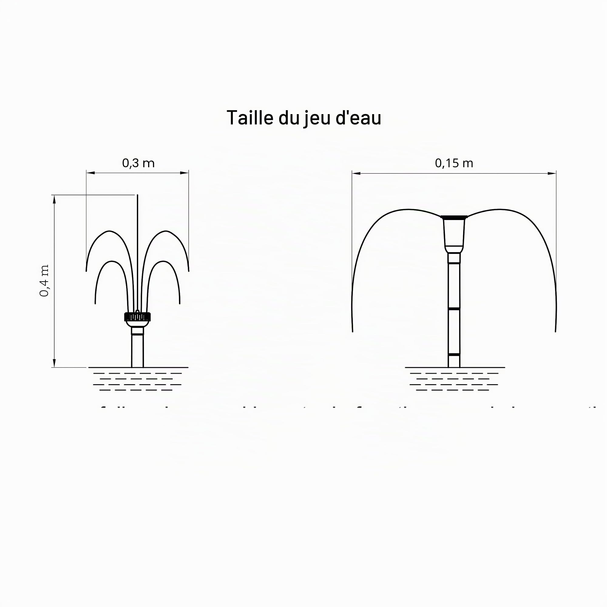 Esotec 101936 Kit de pompe et solaire à LED pour bassin avec 8 400 LED, batterie LiFePo4, piquet de terre, panneau solaire 8 W, fontaine de jardin