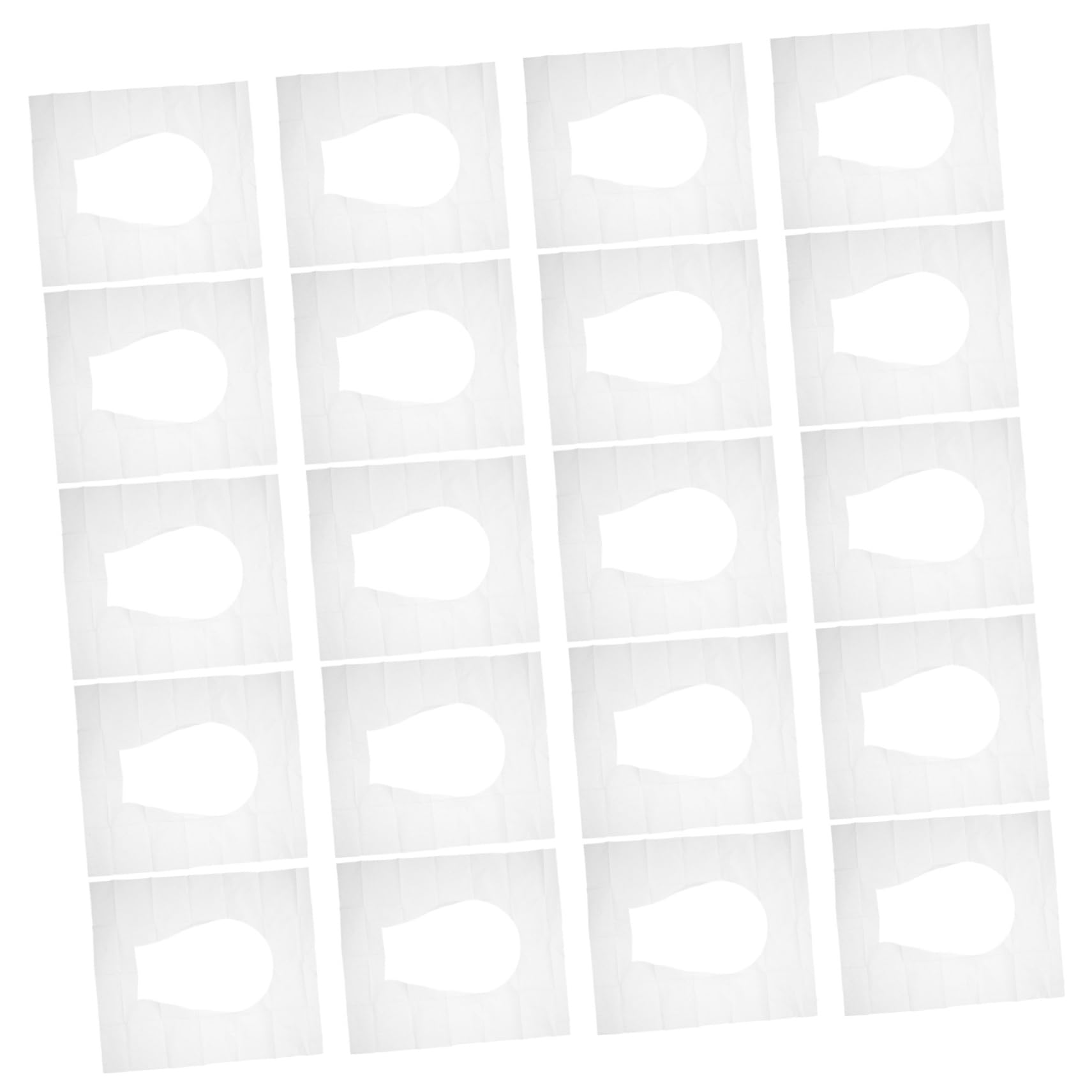 SEWACC 100pcs Toilet Seat Covers Traveling Seat Papers Disposable Hotel Toilet Pad Soft Comfortable for Home Public Use