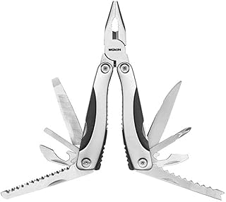 TOOLSTEK Wokin Mini Multitool Plier Set 14 in 1 Folding Plier Stainless Steel General Plier Multi-Purpose Foldable Pocket Multi Tool with Screwdriver Bottle Opener for Outdoor Camping Fishing Hunting…