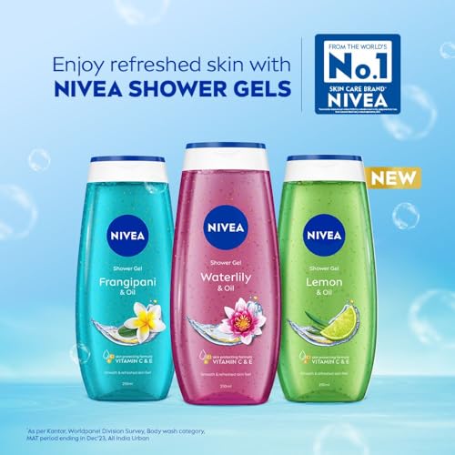 Nivea Bath Care Shower Water Lily Oil, 250 ML - image 6