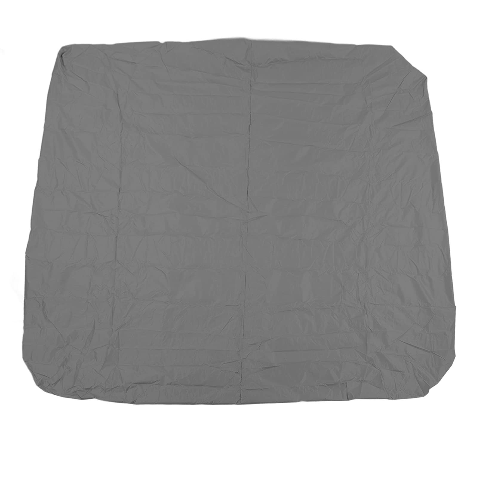 carré, Couverture pour l'extérieur, Housses de Spa, étanches pour, 190% Polyester Enduit argenté, résistant aux intempéries (207 x 207 x 30 cm, Gris 81,5 x 81,5 x 11,8 cm)