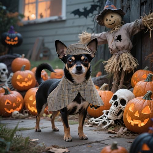 Disfraz Detective para Mascotas Pequeñas Medium 3 Piezas miniatura 6