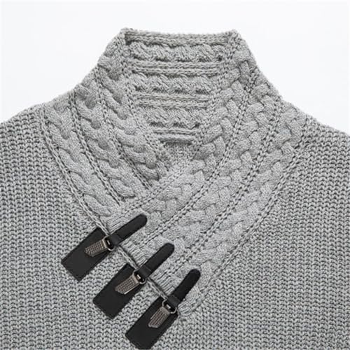 DFHBFG Half Turtleneck Men's Sweater Autumn and Winter Slim Long Sleeve Sweater Line Sweater3
