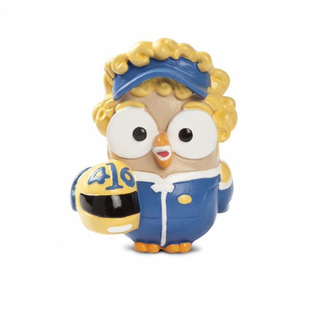 Studio Egan ml18gu/2VR Figurine, Model Goofi, Ceramic, mutlicolore, 8 x 8 x 10 cm, Red